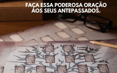 Oração aos antepassados.